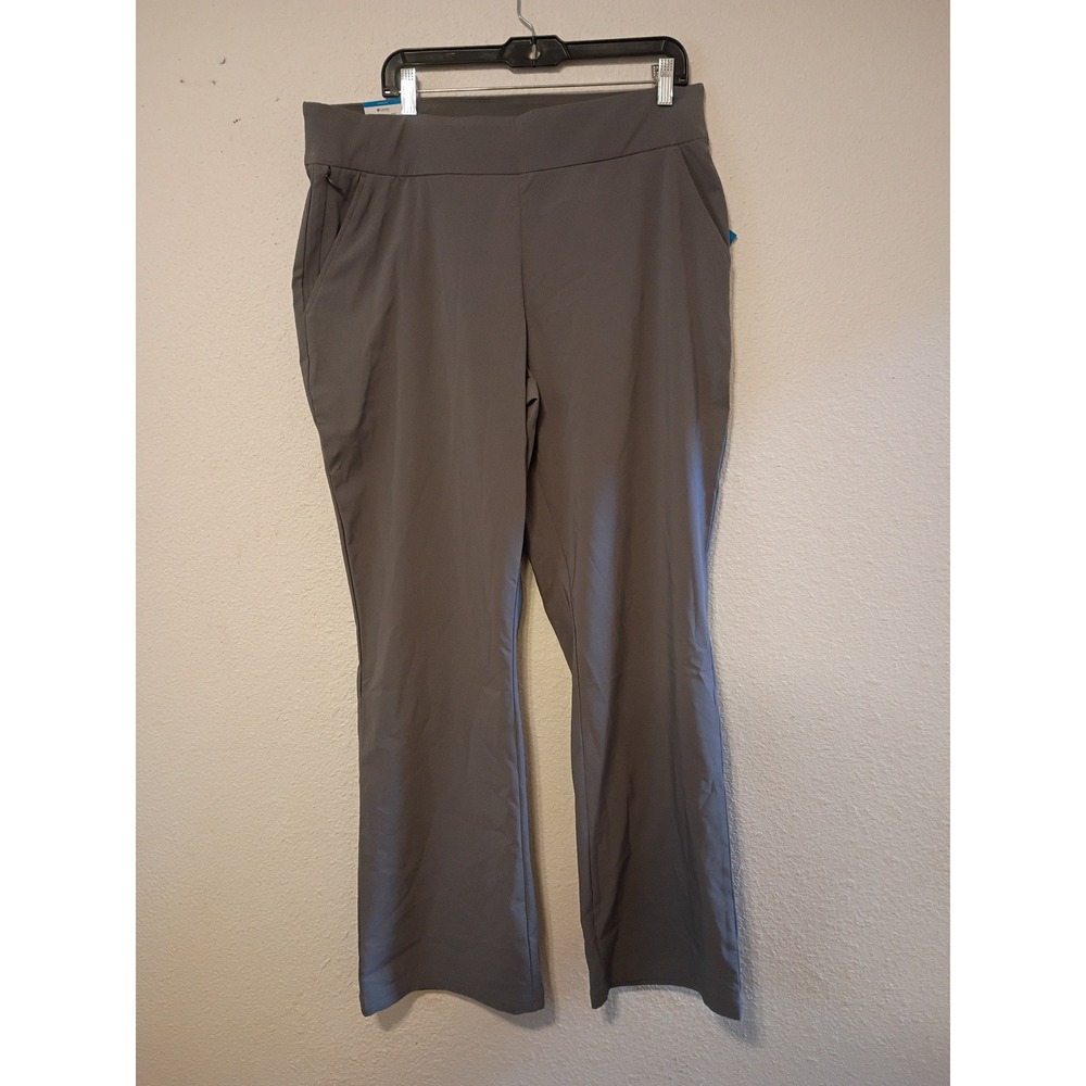 Columbia Womens Omni-Shade Grey Bootcut Active Fit Pants XL NWT